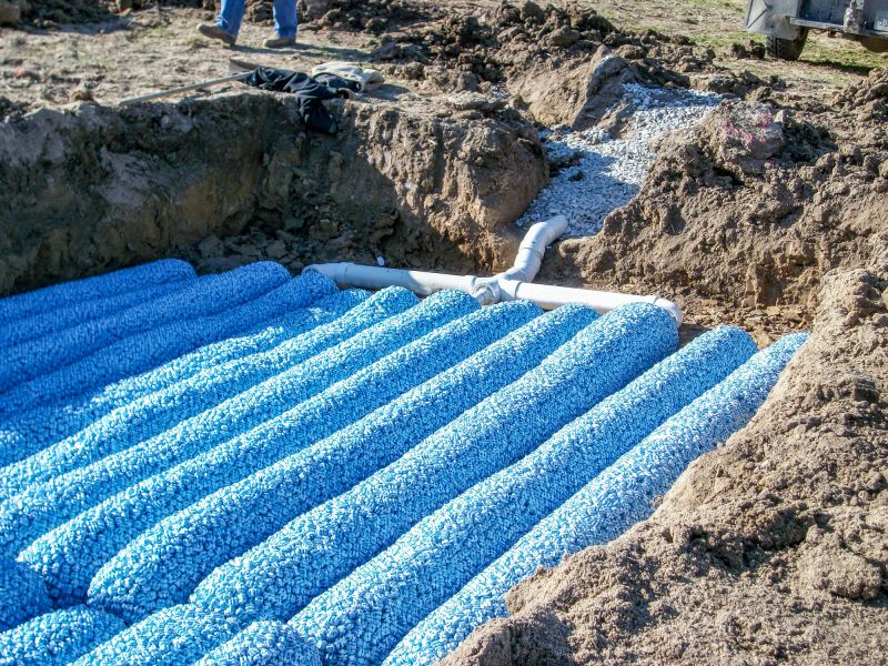 Sewage Field Installation in Austin, TX